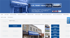 Desktop Screenshot of paretrealty.com